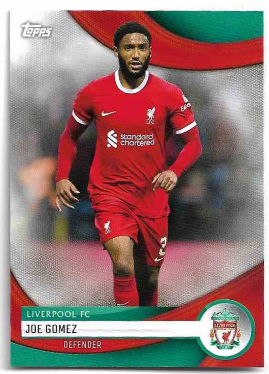 JOE GOMEZ 23-24 Topps Liverpool Team Set
