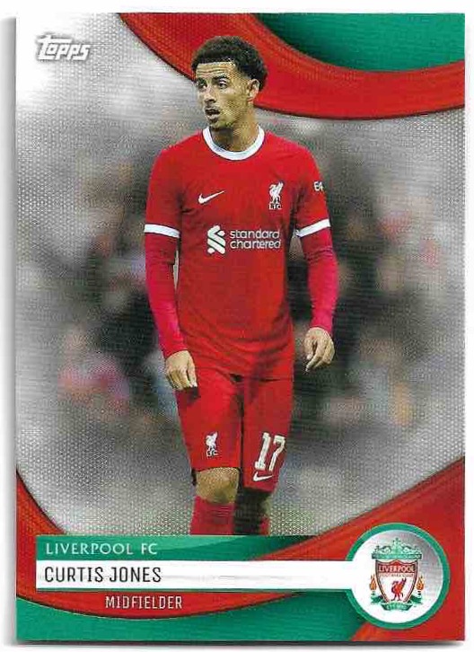 CURTIS JONES 23-24 Topps Liverpool Team Set
