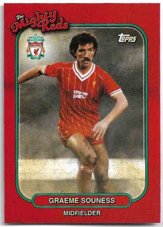 The Mighty Reds GRAEME SOUNESS 23-24 Topps Liverpool Team Set