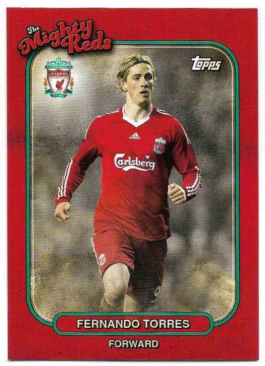 The Mighty Reds FERNANDO TORRES 23-24 Topps Liverpool Team Set