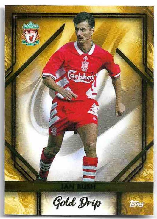 Gold Drip IAN RUSH 23-24 Topps Liverpool Team Set