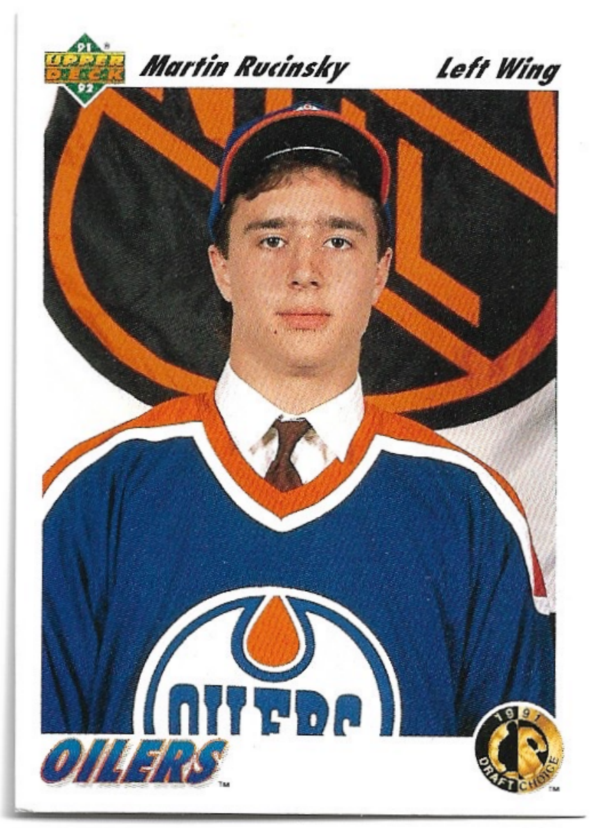 Rookie Draft Choice MARTIN RUČINSKÝ 91-92 Upper Deck
