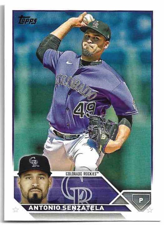 ANTONIO SENZATELA 2023 Topps Series 1 Baseball