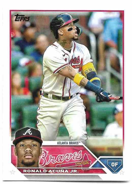 RONALD ACUNA JR. 2023 Topps Series 1 Baseball