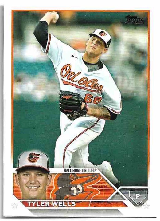 TYLER WELLS 2023 Topps Series 1 Baseball