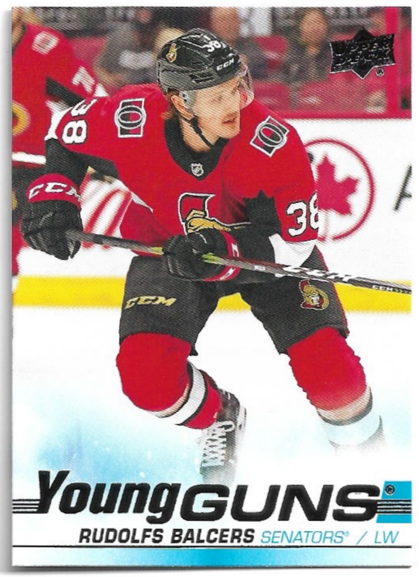 Rookie Young Guns RUDOLFS BALCERS 19-20 UD Series 1