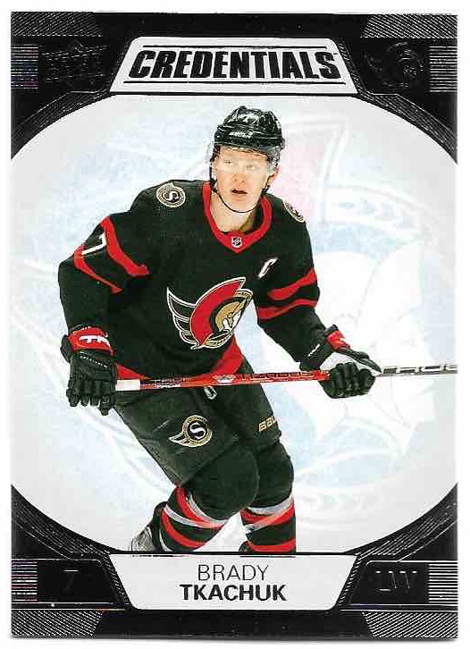 BRADY TKACHUK 22-23 UD Credentials