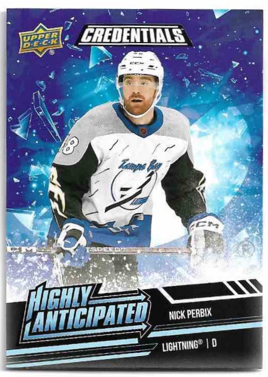Rookie Highly Anticipated NICK PERBIX 22-23 UD Credentials