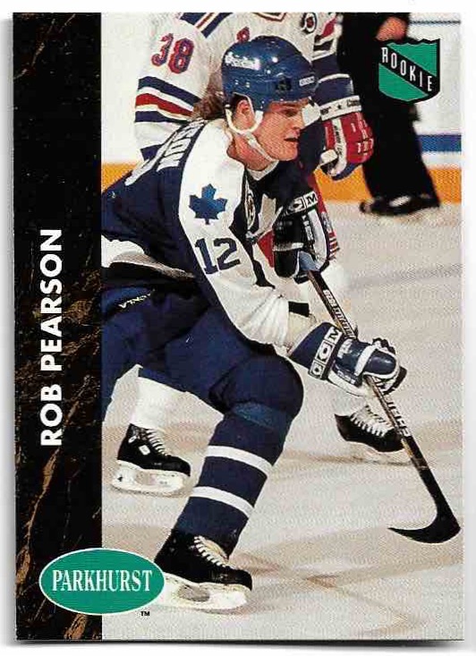 Rookie ROB PEARSON 91-92 Parkhurst