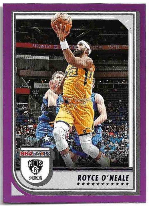 Purple ROYCE O'NEALE 22-23 Panini Hoops Basketball