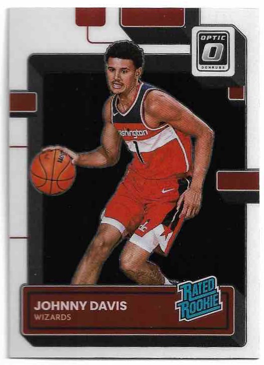 Rated Rookie JOHNNY DAVIS 22-23 Panini Donruss Optic Basketball