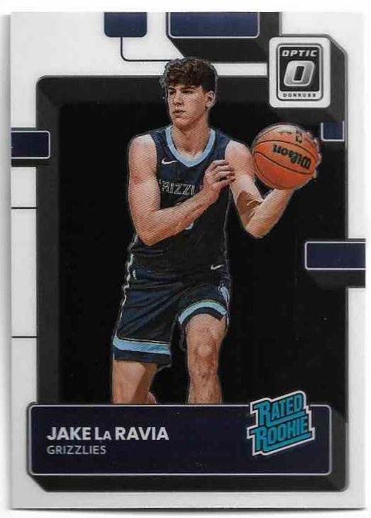 Rated Rookie JAKE LARAVIA 22-23 Panini Donruss Optic Basketball