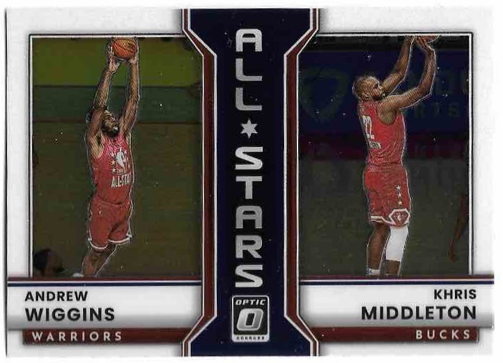 All Stars ANDREW WIGGINS/KHRIS MIDDLETON 22-23 Panini Donruss Optic Basketball