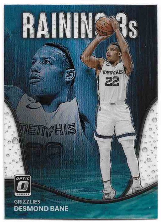 Raining 3s DESMOND BANE 22-23 Panini Donruss Optic Basketball