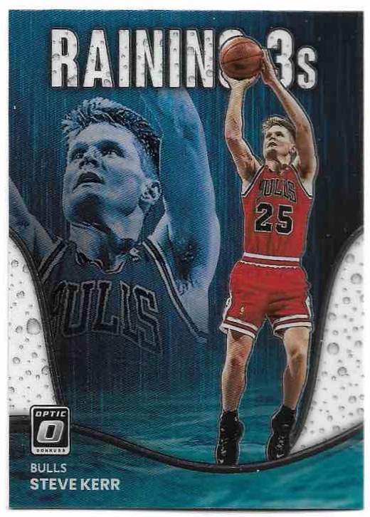 Raining 3s STEVE KERR 22-23 Panini Donruss Optic Basketball