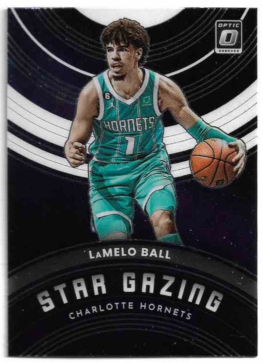 Star Gazing LAMELO BALL 22-23 Panini Donruss Optic Basketball
