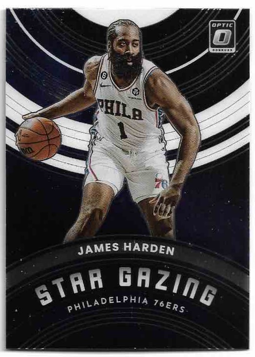 Star Gazing JAMES HARDEN 22-23 Panini Donruss Optic Basketball