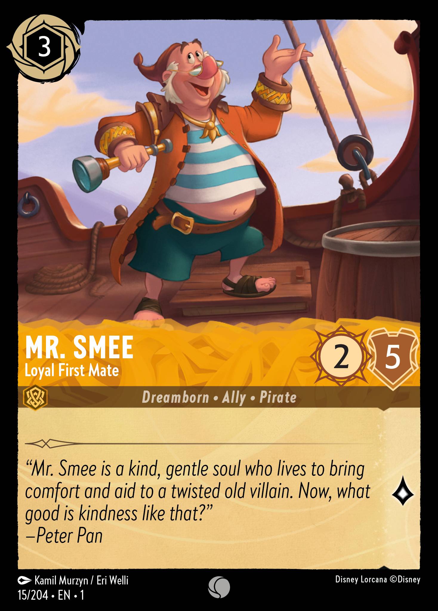 MR. SMEE - Loyal First Mate