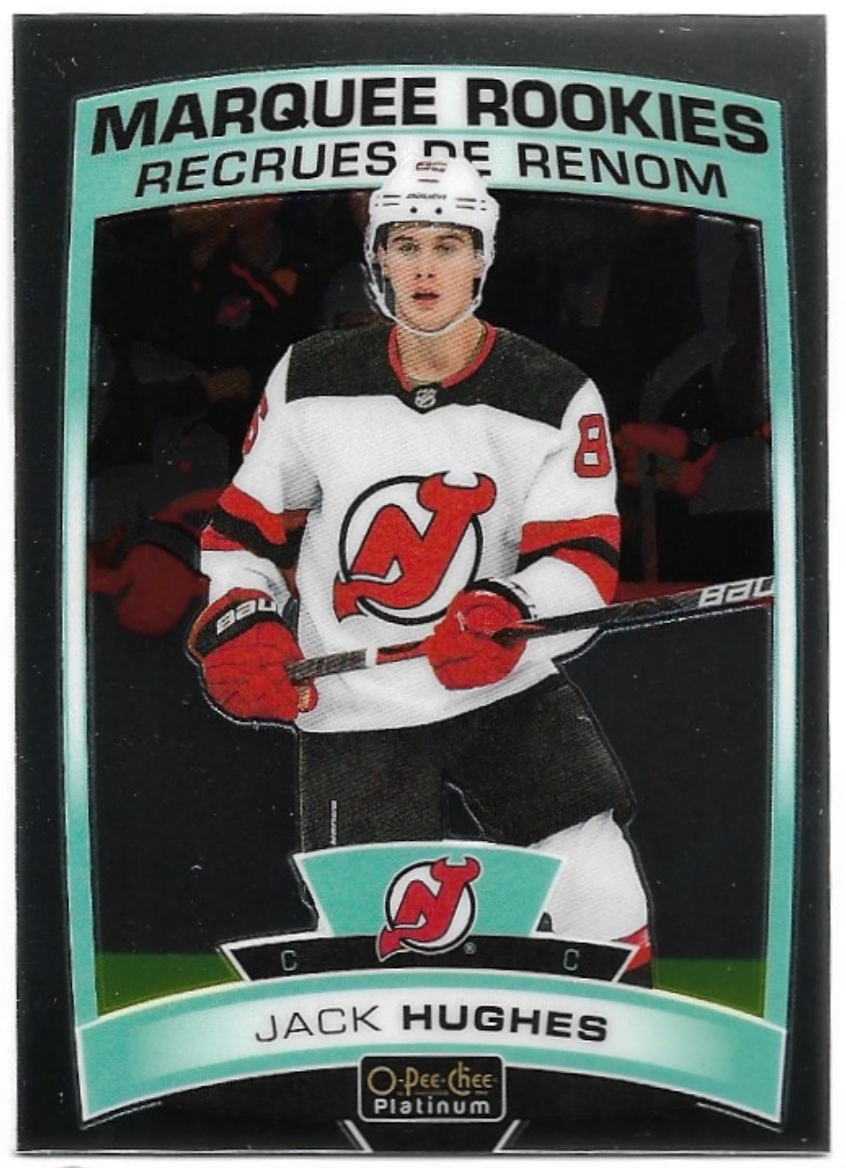 Marquee Rookies JACK HUGHES 19-20 UD O-Pee-Chee OPC Platinum