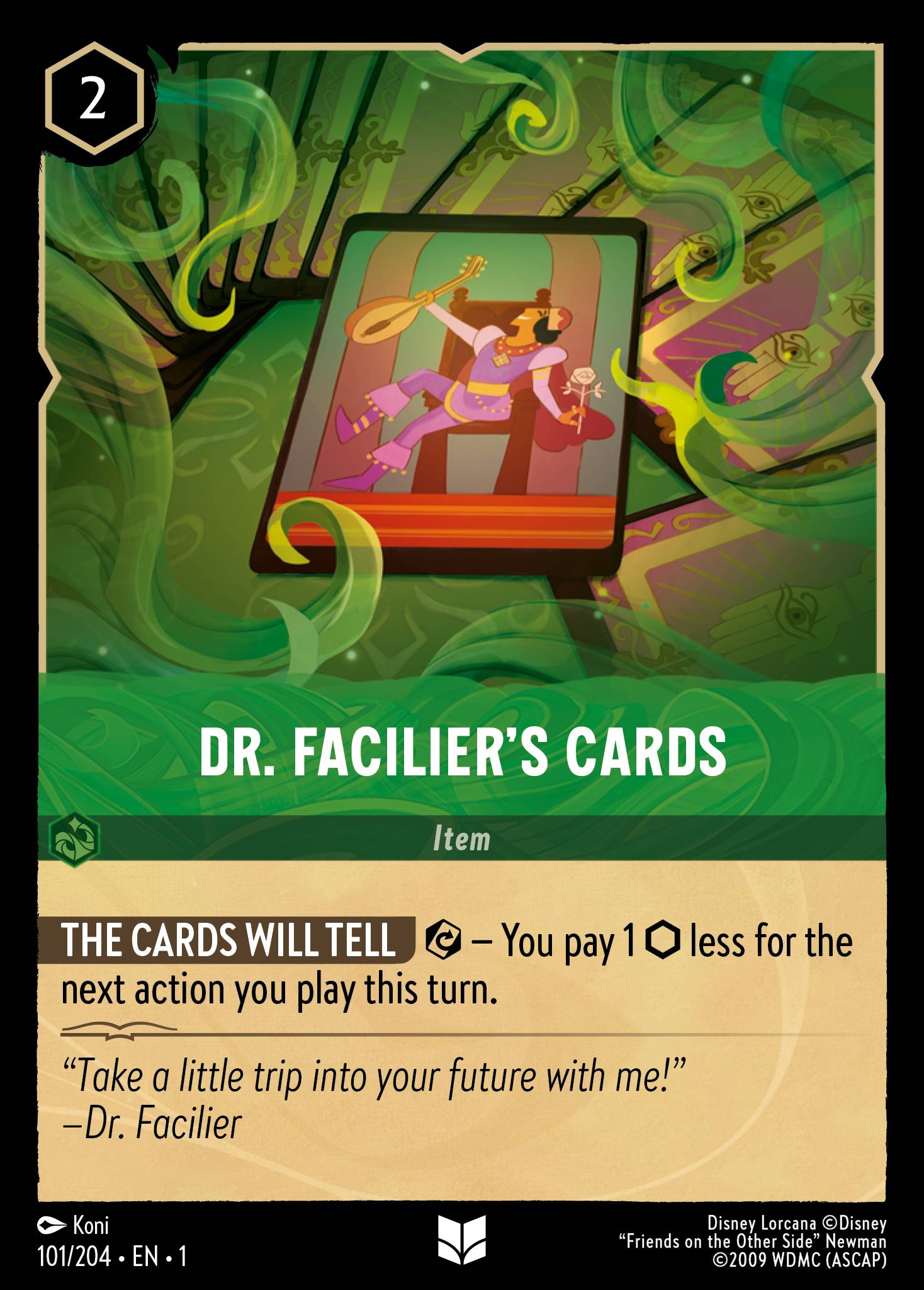 DR. FACILIER'S CARDS