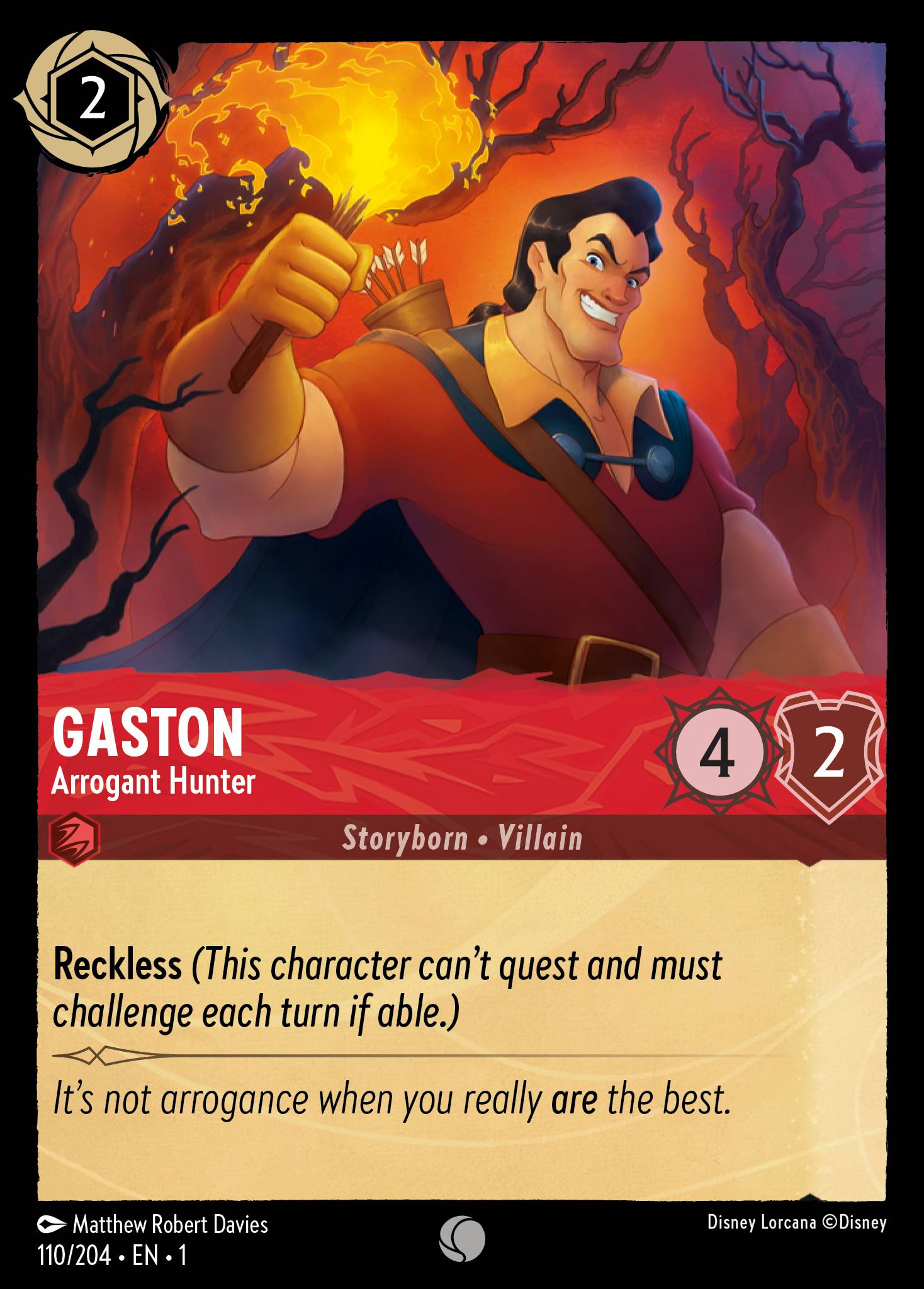 GASTON - Arrogant Hunter