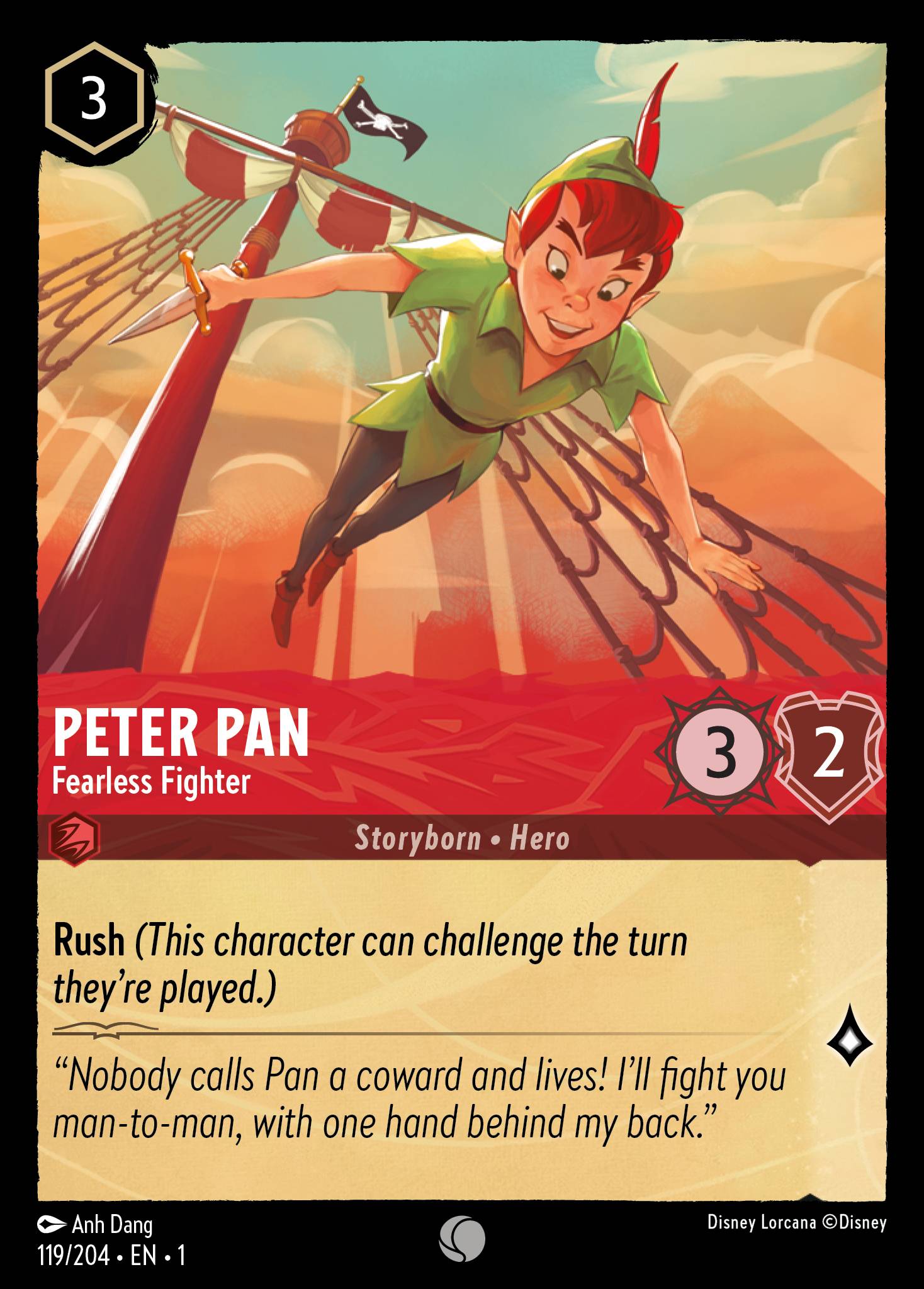 PETER PAN - Fearless Fighter