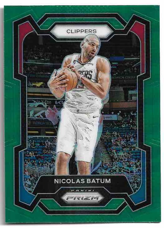 Green Prizm NICOLAS BATUM 23-24 Panini Prizm Basketball