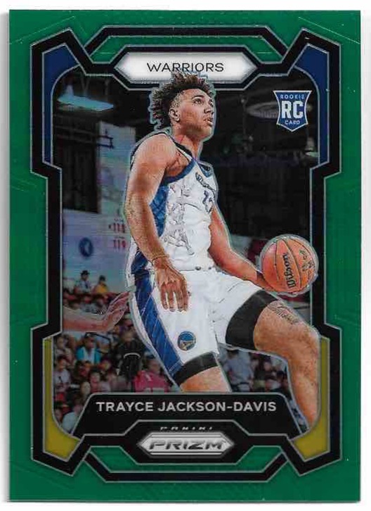 Rookie Green Prizm TRAYCE JACKSON-DAVIS 23-24 Panini Prizm Basketball