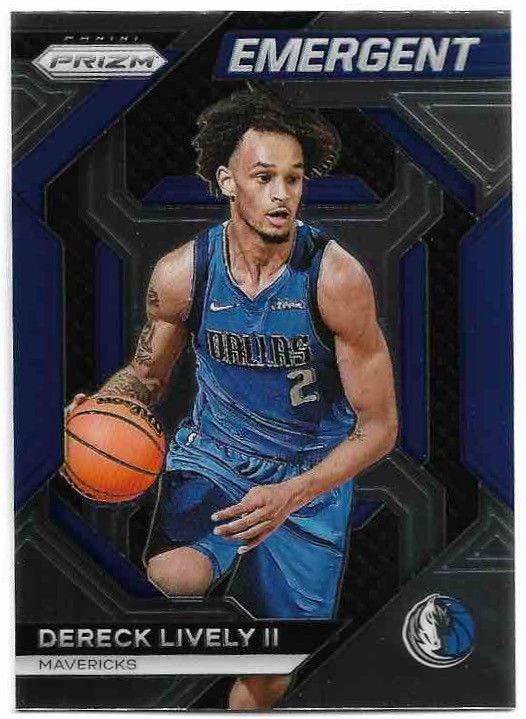 Rookie Emergent DERECK LIVELY II 23-24 Panini Prizm Basketball