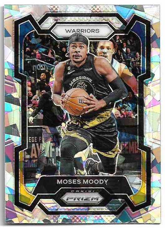 Cracked Ice Prizm MOSES MOODY 23-24 Panini Prizm Basketball