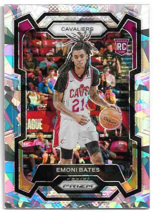 Rookie Cracked Ice Prizm EMONI BATES 23-24 Panini Prizm Basketball
