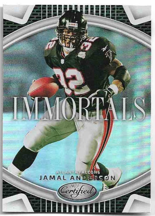 Immortals JAMAL ANDERSON 2023 Panini Certified Football