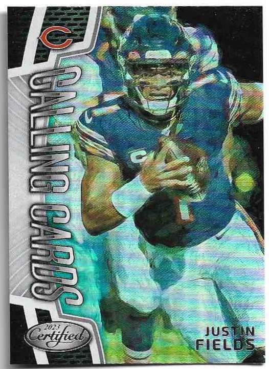 Calling Cards JUSTIN FIELDS 2023 Panini Certified Football
