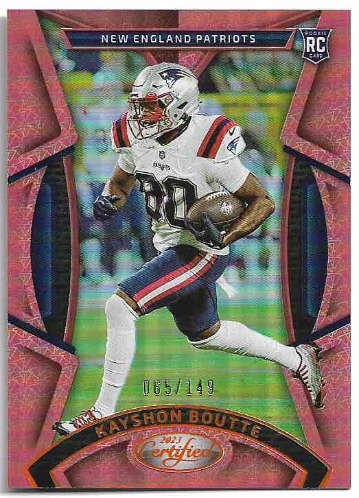 Rookie Orange Mirror KAYSHON BOUTTE 2023 Panini Certified Football /149