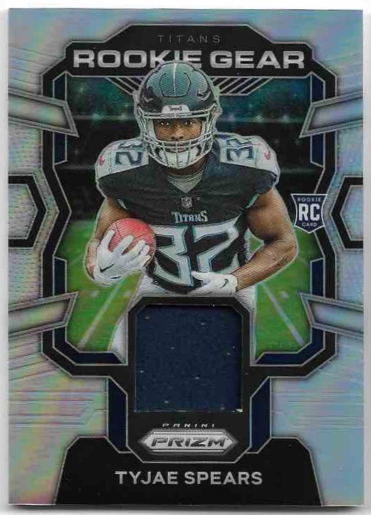 Jersey Rookie Gear TYJAE SPEARS 2023 Panini Prizm Football