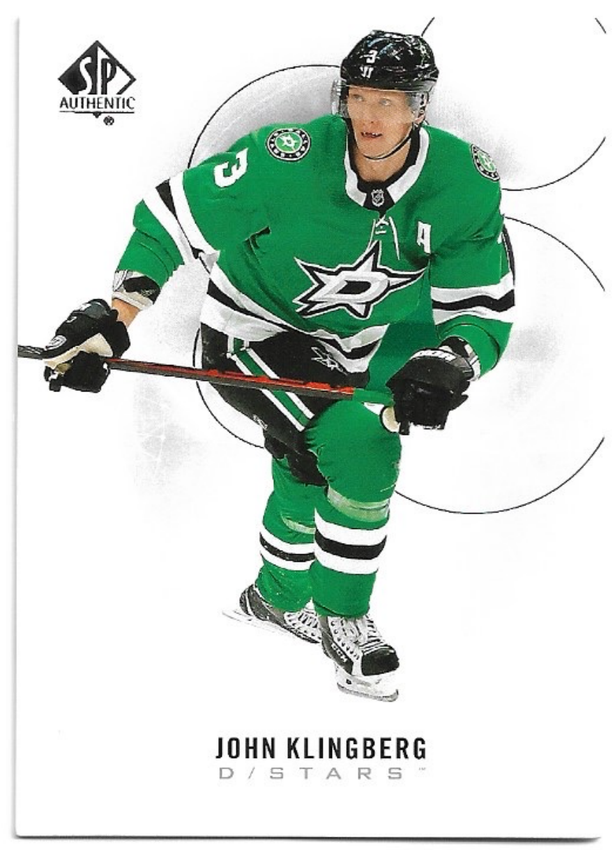JOHN KLINGBERG 20-21 UD SP Authentic