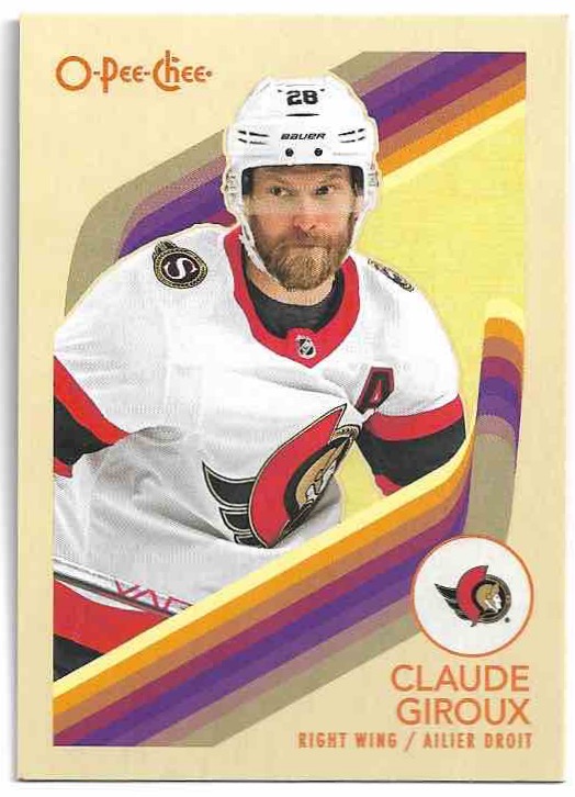 Retro CLAUDE GIROUX 23-24 UD O-Pee-Chee OPC