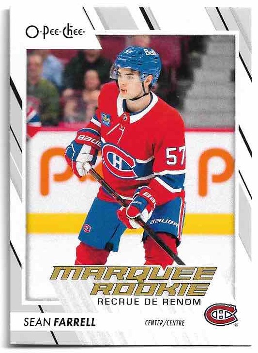 Marquee Rookie SEAN FARRELL 23-24 UD O-Pee-Chee OPC