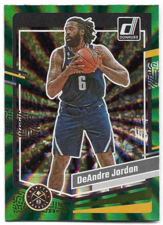 Holo Green Laser DEANDRE JORDAN 23-24 Panini Donruss Basketball