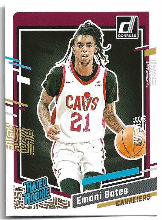 Rated Rookie EMONI BATES 23-24 Panini Donruss Basketball
