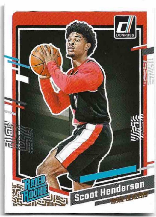 Rated Rookie SCOOT HENDERSON 23-24 Panini Donruss Basketball