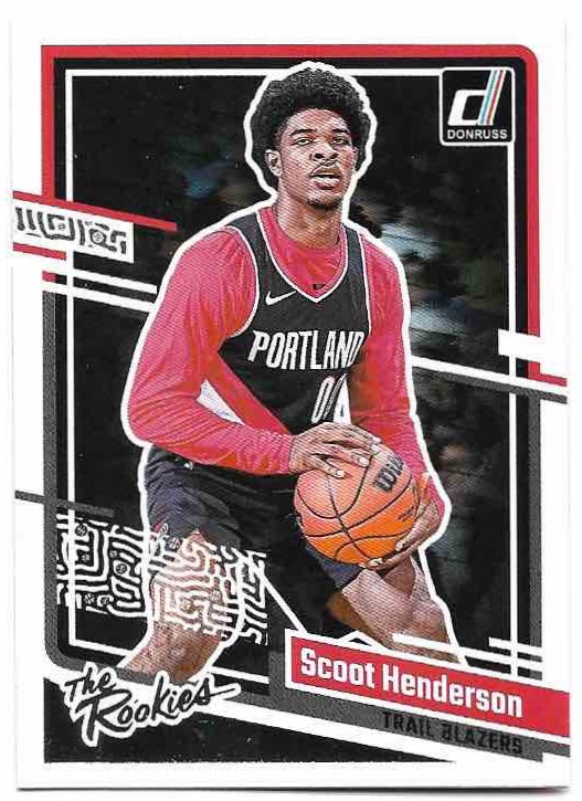 The Rookies SCOOT HENDERSON 23-24 Panini Donruss Basketball