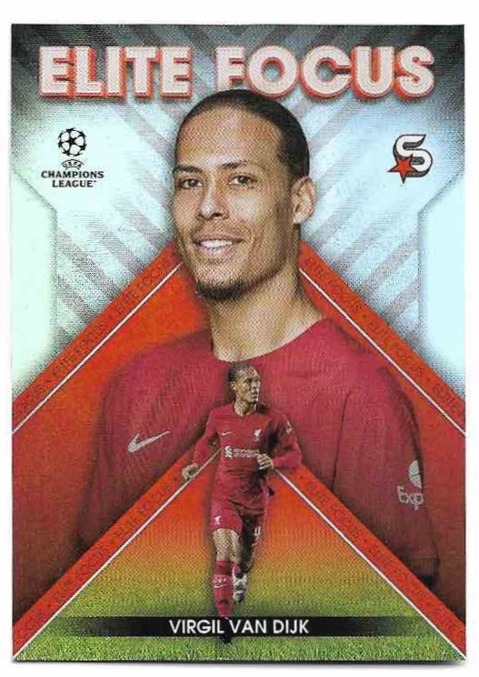 Elite Focus VIRGIL VAN DIJK 22-23 Topps UEFA Superstars