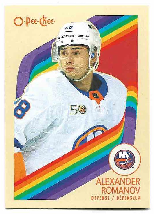 Retro ALEXANDER ROMANOV 23-24 UD O-Pee-Chee OPC