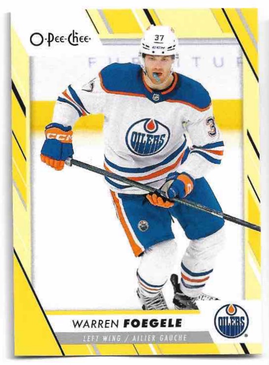 Yellow Border WARREN FOEGELE 23-24 UD O-Pee-Chee OPC