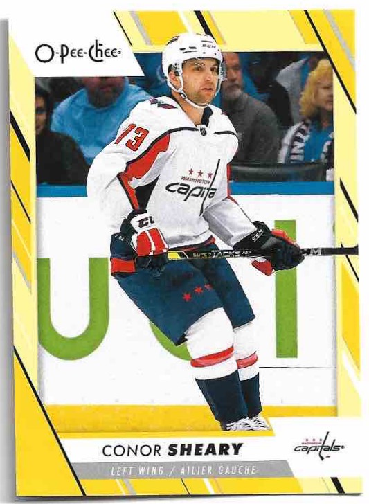 Yellow Border CONOR SHEARY 23-24 UD O-Pee-Chee OPC
