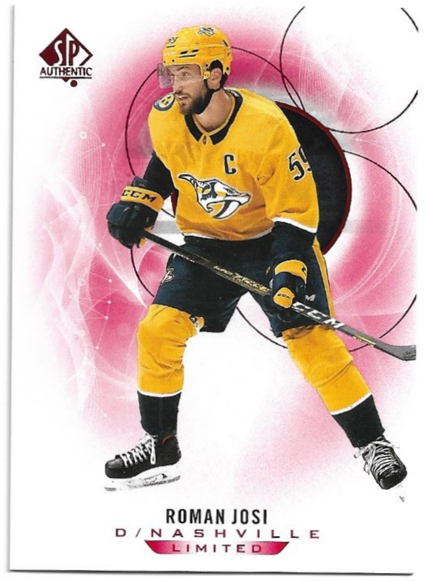 Limited Red ROMAN JOSI 20-21 UD SP Authentic