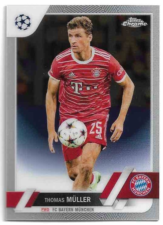 THOMAS MULLER 22-23 Topps Chrome UEFA CC