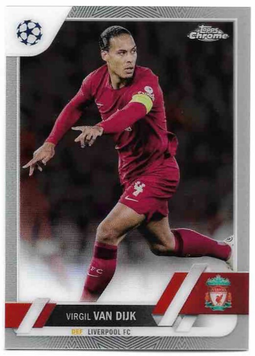 VIRGIL VAN DIJK 22-23 Topps Chrome UEFA CC