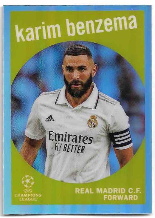1959 Topps KARIM BENZEMA 22-23 Topps UEFA Club Competitions
